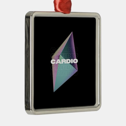 Cardio Metalen Ornament (Rechts)