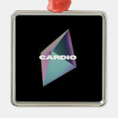 Cardio Metalen Ornament (Voorkant)