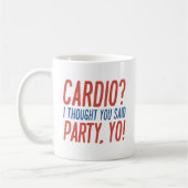 Cardio Party Yo Koffiemok (Links)