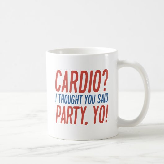 Cardio Party Yo Koffiemok (Rechts)