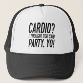 Cardio Party Yo Trucker Pet (Voorkant)