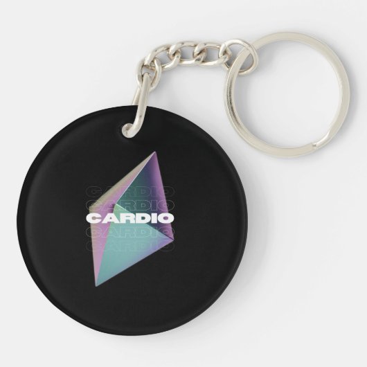 Cardio Sleutelhanger (Achterkant)