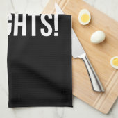 Cardio vs Gewichten - Funny Novelty Gym Workout Theedoek (Quarter Fold)