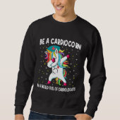 Cardiocorn Cardioloog Dabbing Unicorn Trui (Voorkant)
