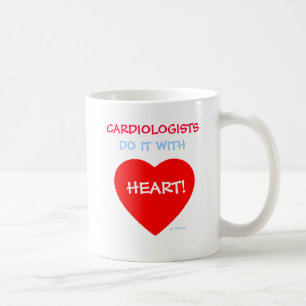 Cardiologen doen het met hartstilte koffiemok