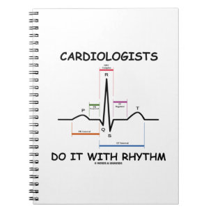 Cardiologen doen het met Rhythm EKG Sinus Rhythm Notitieboek