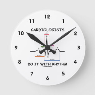 Cardiologen doen het met ritme (ECG / EKG) Ronde Klok