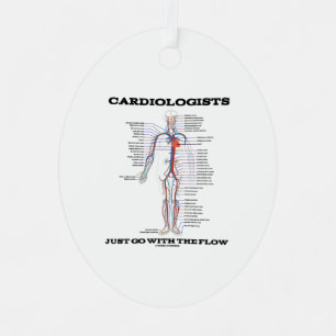 Cardiologen gaan gewoon door met de stroomcirculat metalen ornament