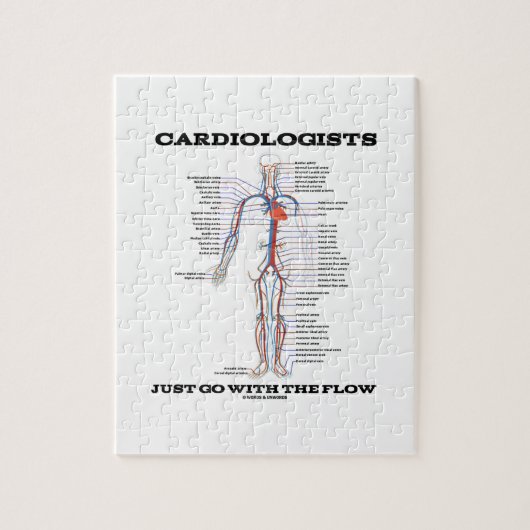 Cardiologen gaan gewoon met de stroom (circulatoir legpuzzel (Verticaal)