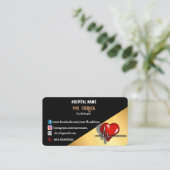 cardiologen visitekaartje (Staand voorkant)