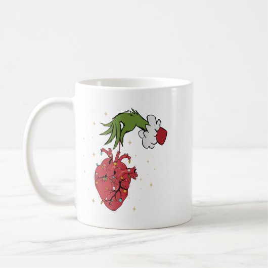 Cardiologie Anatomie Hoor Kerstverpleegster Xmas P Koffiemok (Links)