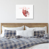 Cardiologie Definitie Kunstcanvas Canvas Afdruk (Insitu (Slaapkamer))
