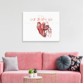 Cardiologie Definitie Kunstcanvas Canvas Afdruk (Insitu (Woonkamer))