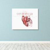 Cardiologie Definitie Kunstcanvas Canvas Afdruk (Insitu (Houten vloer))