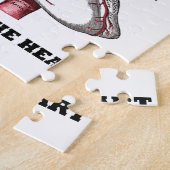 Cardiologie draait allemaal om het hart (anatomisc legpuzzel (Zijkant)