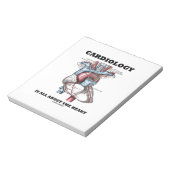 Cardiologie draait allemaal om het hart (anatomisc notitieblok (Linkerzijde)