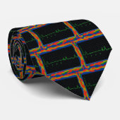 Cardiologie EKG AV Block Necktie Unique Design Stropdas (Opgerold)
