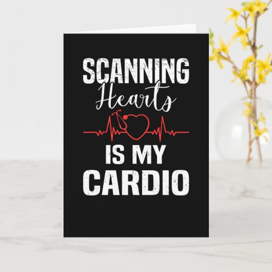 Cardiologie Hartchirurgie Hartslag Cardioloog Kaart (Gele Bloem)