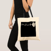 Cardiologie hartslag voor hartzweren tote bag (Voorkant (product))