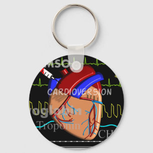 Cardiologie Heart Design Sleutelhanger