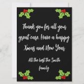 Cardiologie Kerstmis Medisch Personeel Giften (Achterkant)