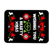 Cardiologie Kerstmis Medisch Personeel Giften Magneet (Horizontaal)