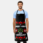 Cardiologie Kerstmis Medisch Personeel Giften Schort (Gedragen)