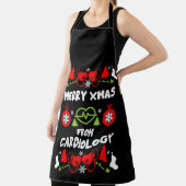 Cardiologie Kerstmis Medisch Personeel Giften Schort (Insitu)