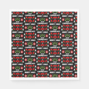 Cardiologie Kerstmis Medisch Personeel Giften Servet