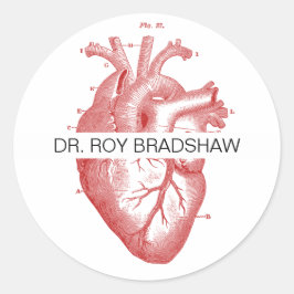 Cardiologie of cardioloog ronde sticker