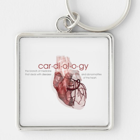 Cardiologie sleutelhanger (Voorkant)