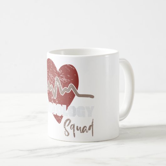 Cardiologie Squad voor cardiovasculaire technologi Koffiemok (Voorkant rechts)