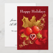 cardiologie van het medisch beroep feestdagenkaart (Voorkant / Achterkant)