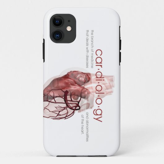 Cardiologie - vaste telefoondraagtas Case-Mate iPhone case (Achterkant)
