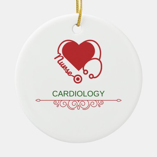 Cardiologie Verpleegkundige Ornament (Voorkant)