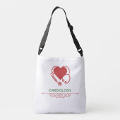 Cardiologie Verpleegster Kruiszak Crossbody Tas (Achterkant)