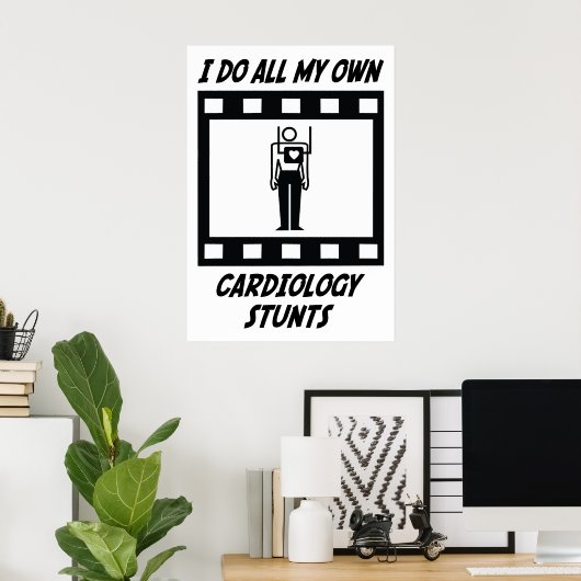 Cardiologische stammen poster (Thuiskantoor)