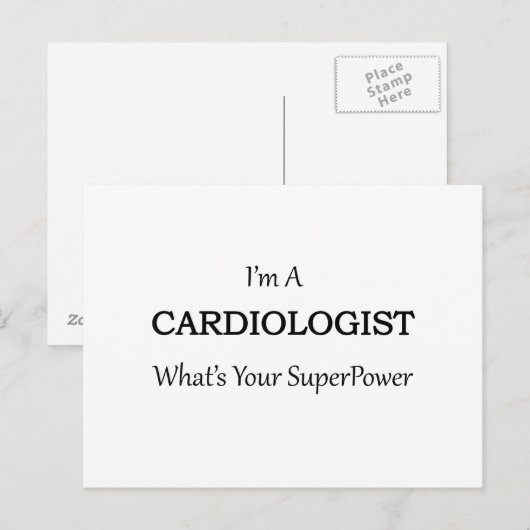 CARDIOLOGIST BRIEFKAART (Voorkant / Achterkant)