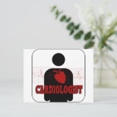 CARDIOLOGIST LOGO BRIEFKAART (Staand voorkant)