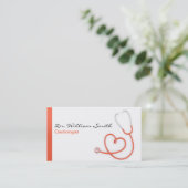 Cardiologist Visitekaartje (Staand voorkant)