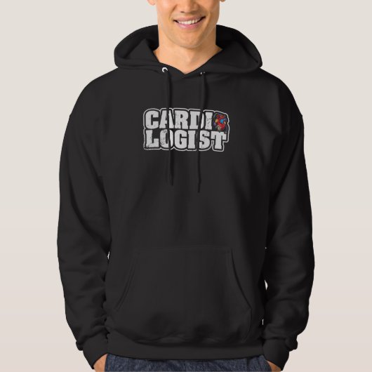 Cardiology Cardiologist Cardiograph Nurse Professi Hoodie (Voorkant)