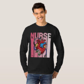 Cardiology Cardiologist Cardiograph Nurse Professi T-shirt (Voorkant volledig)