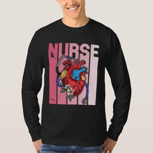 Cardiology Cardiologist Cardiograph Nurse Professi T-shirt (Voorkant)