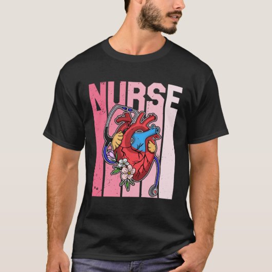 Cardiology Cardiologist Cardiograph Nurse Professi T-shirt (Voorkant)