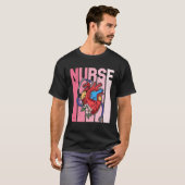 Cardiology Cardiologist Cardiograph Nurse Professi T-shirt (Voorkant volledig)