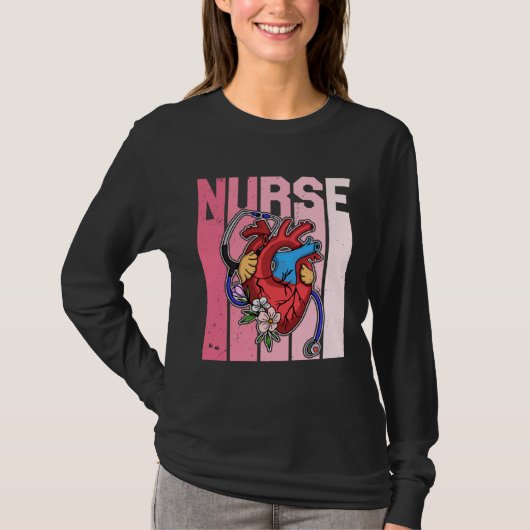 Cardiology Cardiologist Cardiograph Nurse Professi T-shirt (Voorkant)