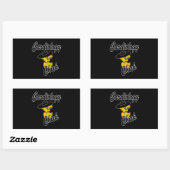Cardiology Chick #4 Rechthoekige Sticker (Vel)