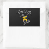 Cardiology Chick #4 Rechthoekige Sticker (Tas)