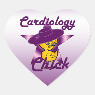 Cardiology Chick #9 Hart Sticker