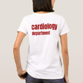 Cardiology Department Cardioloog Nurse T-shirt (Achterkant)